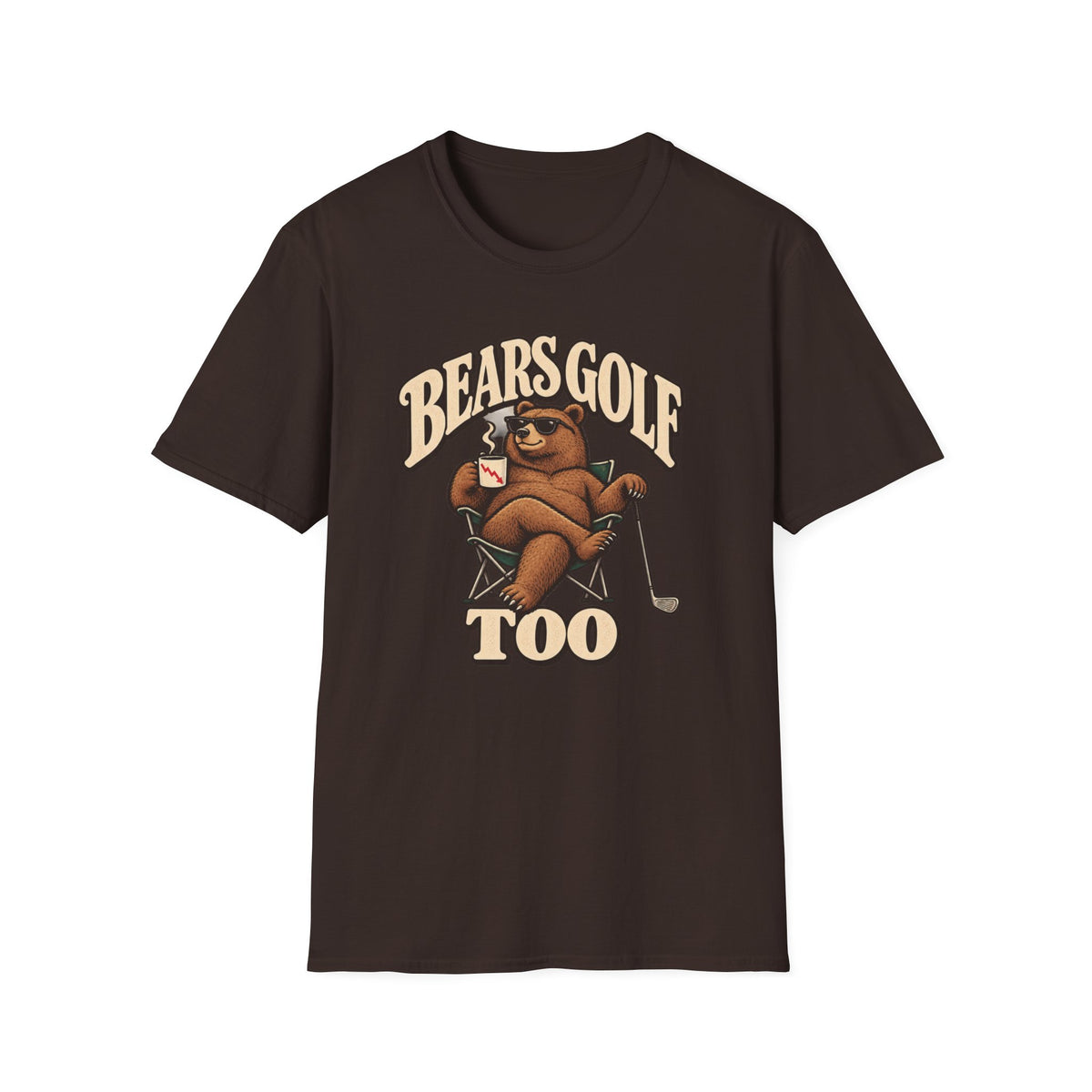 Bears Golf Too Golf T-shirt