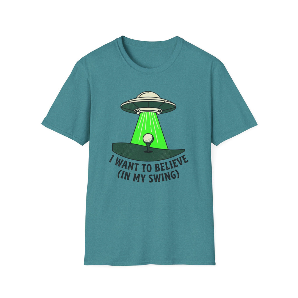 I want to Believe Golf T-shirt