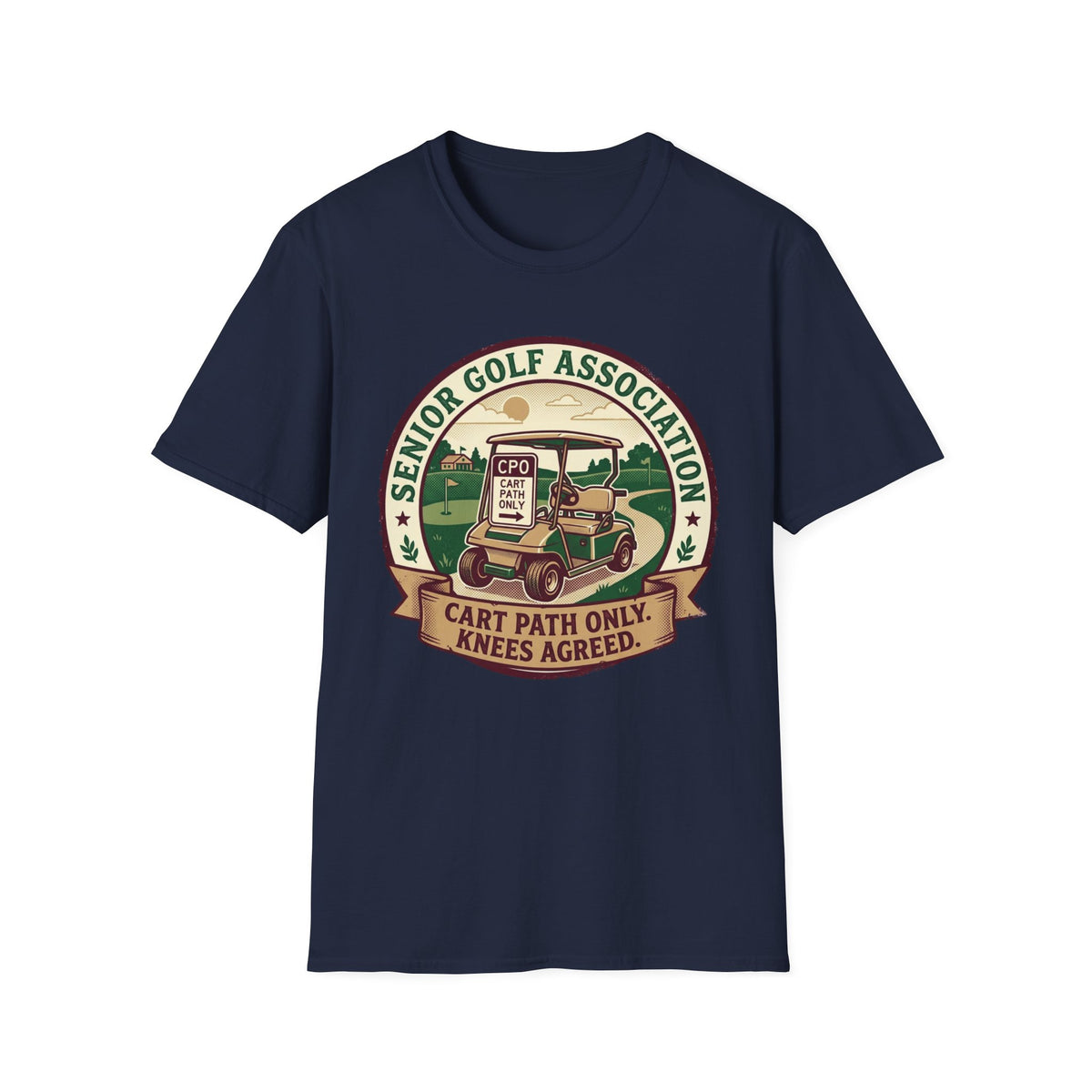 Senior Golf Association Golf T-shirt