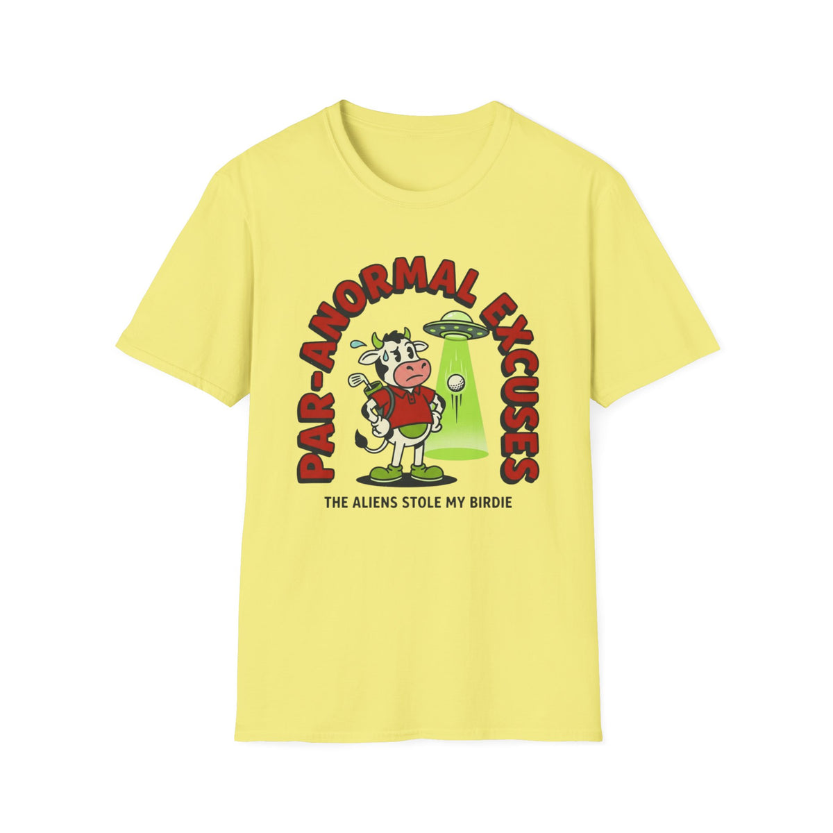 Par-anormal Excuses Golf T-shirt