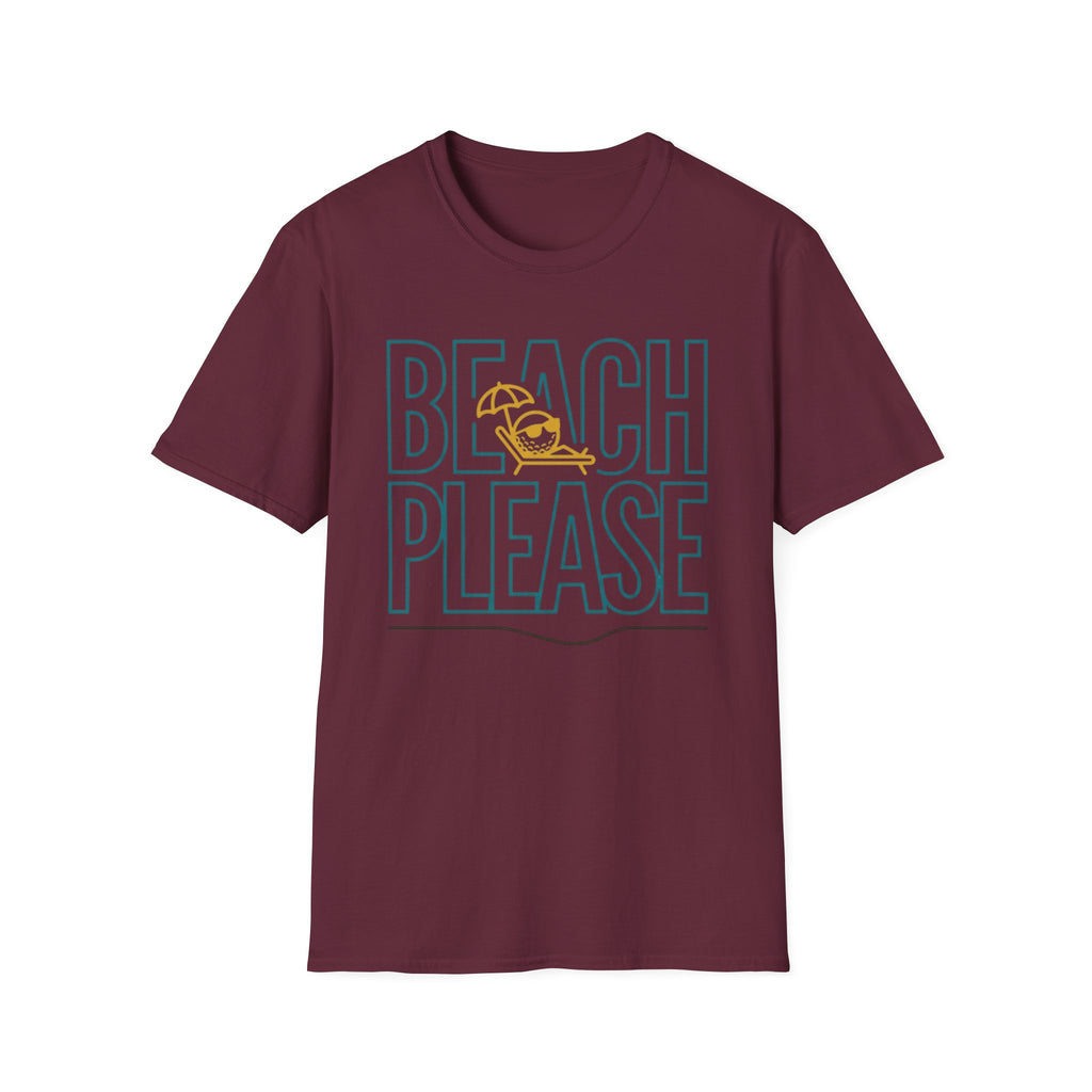 Beach Please Golf T-shirt