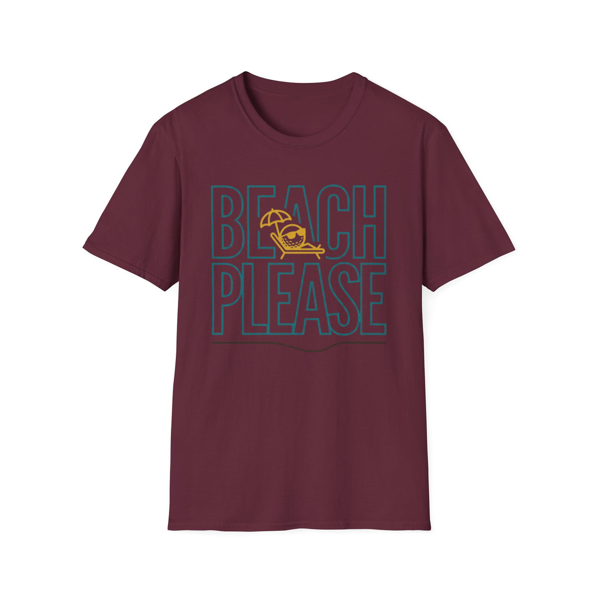 Beach Please Golf T-shirt
