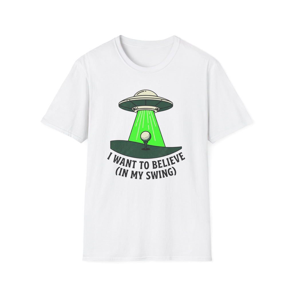 I want to Believe Golf T-shirt
