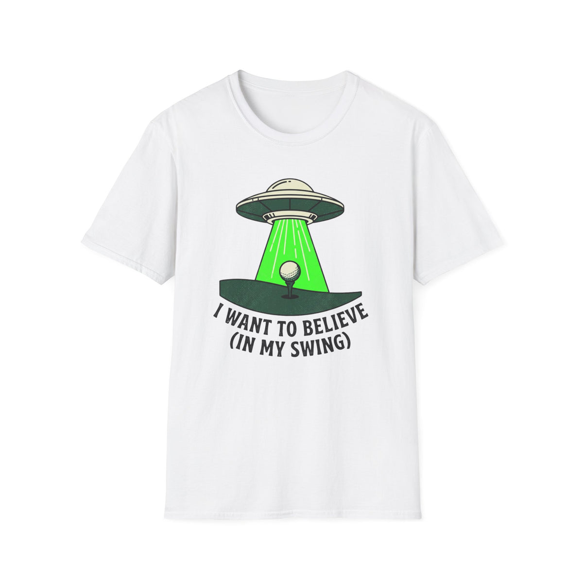 I want to Believe Golf T-shirt