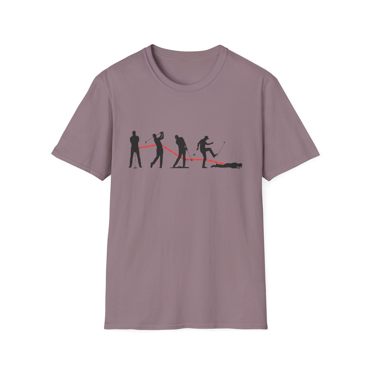 Four Stages of a hole Golf T-shirt