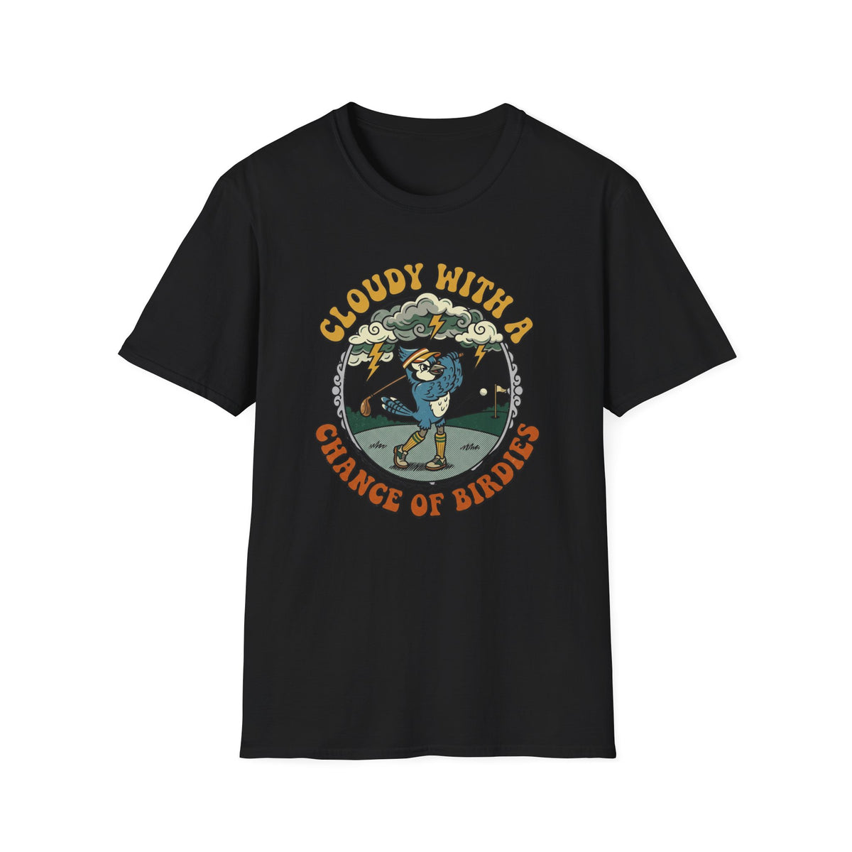 Cloudy with a chance of Birdies Golf T-shirt