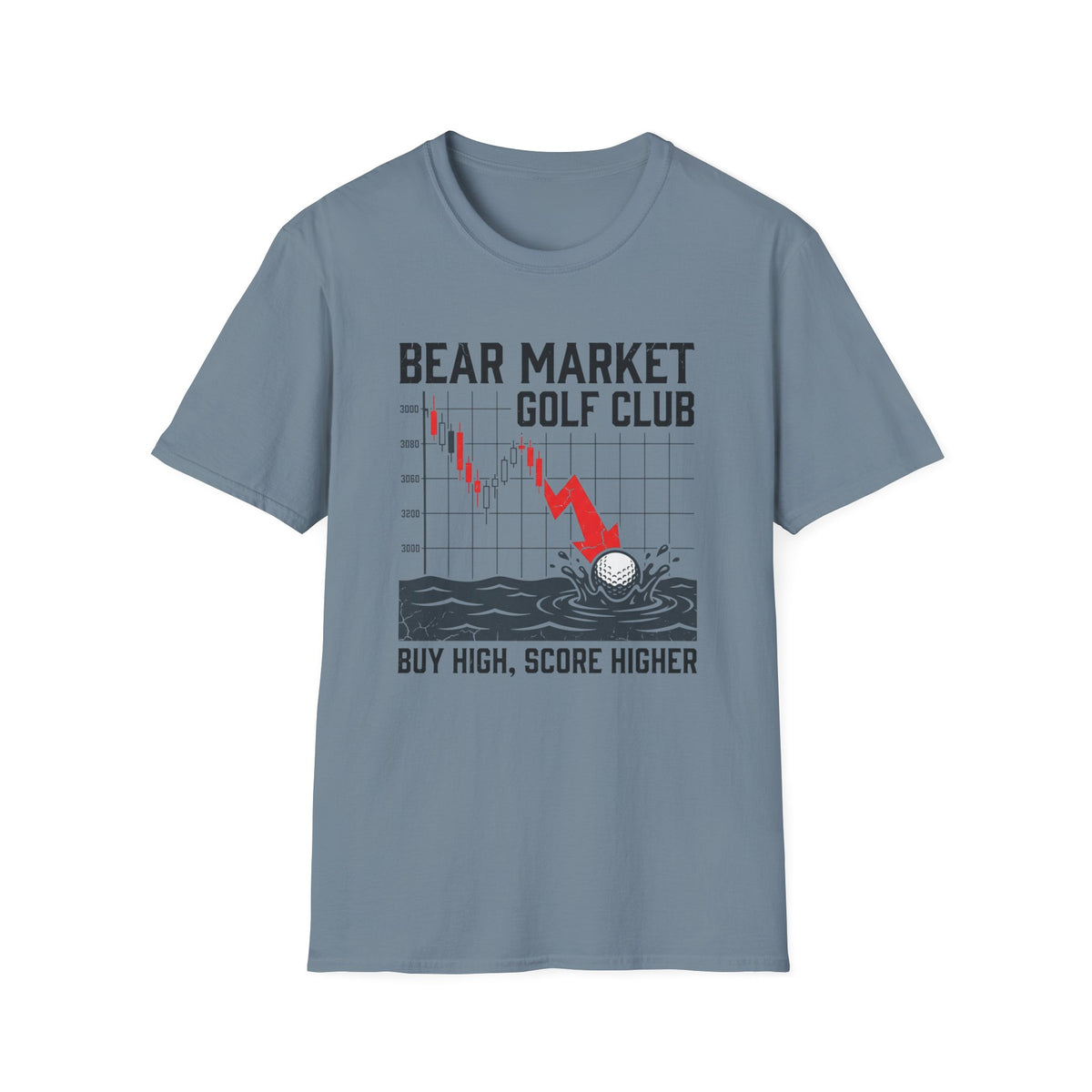 Bear Market Golf Club Golf T-shirt