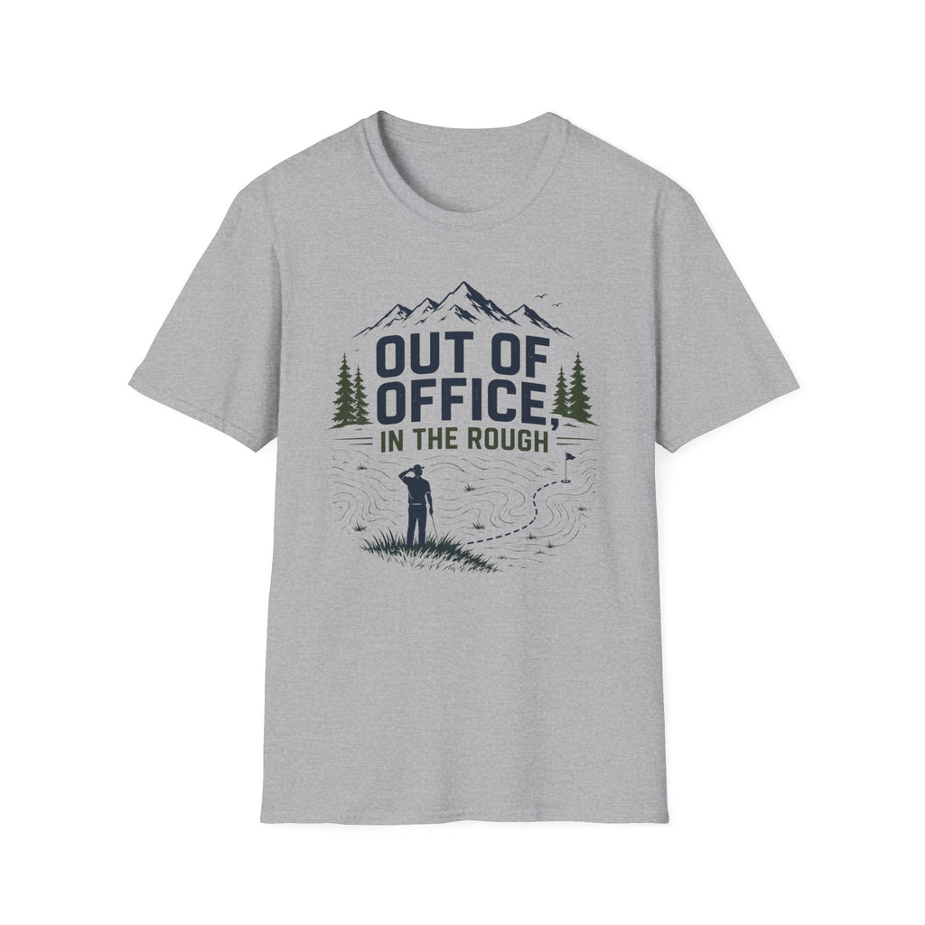 Out of Office in the Rough Golf T-shirt