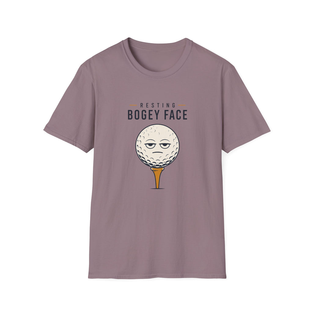 Resting Bogey Face Golf T-shirt