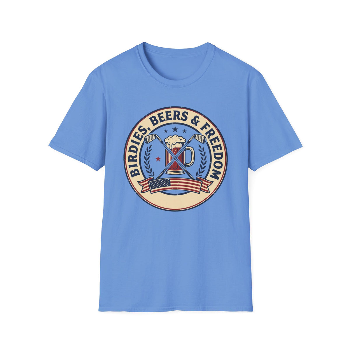 Birdies, Beers and Freedom Golf T-shirt
