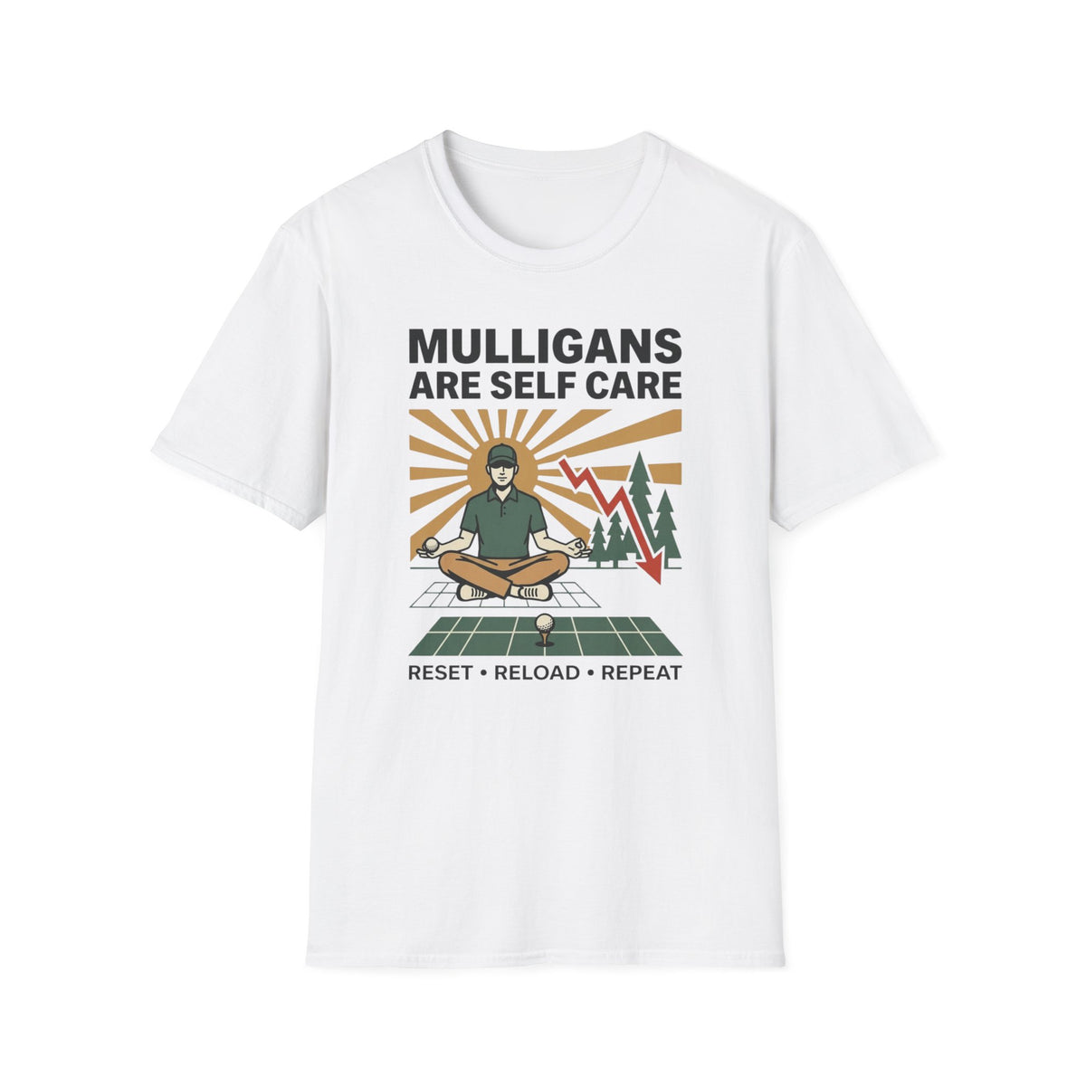 Mulligans are Self Care Golf T-shirt