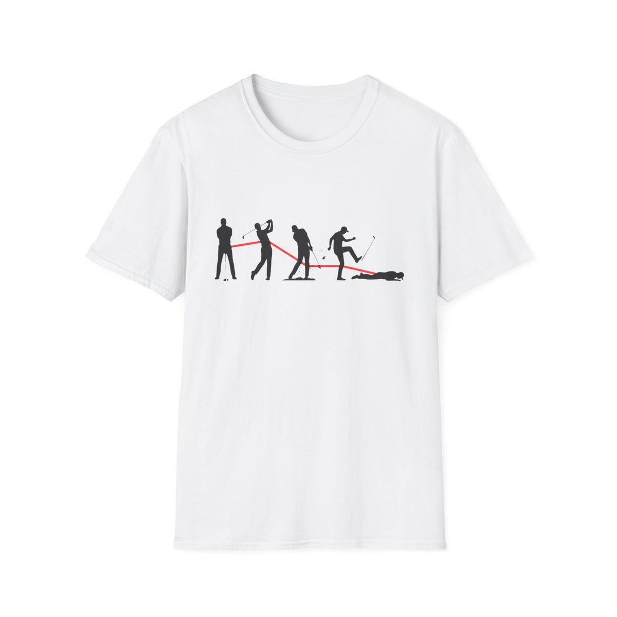Four Stages of a hole Golf T-shirt