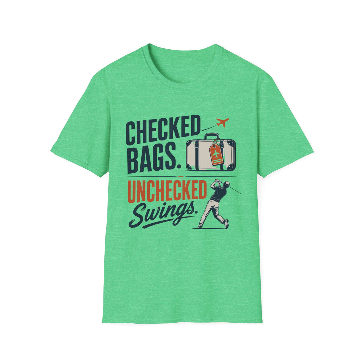 Unchecked Swings Golf T-shirt