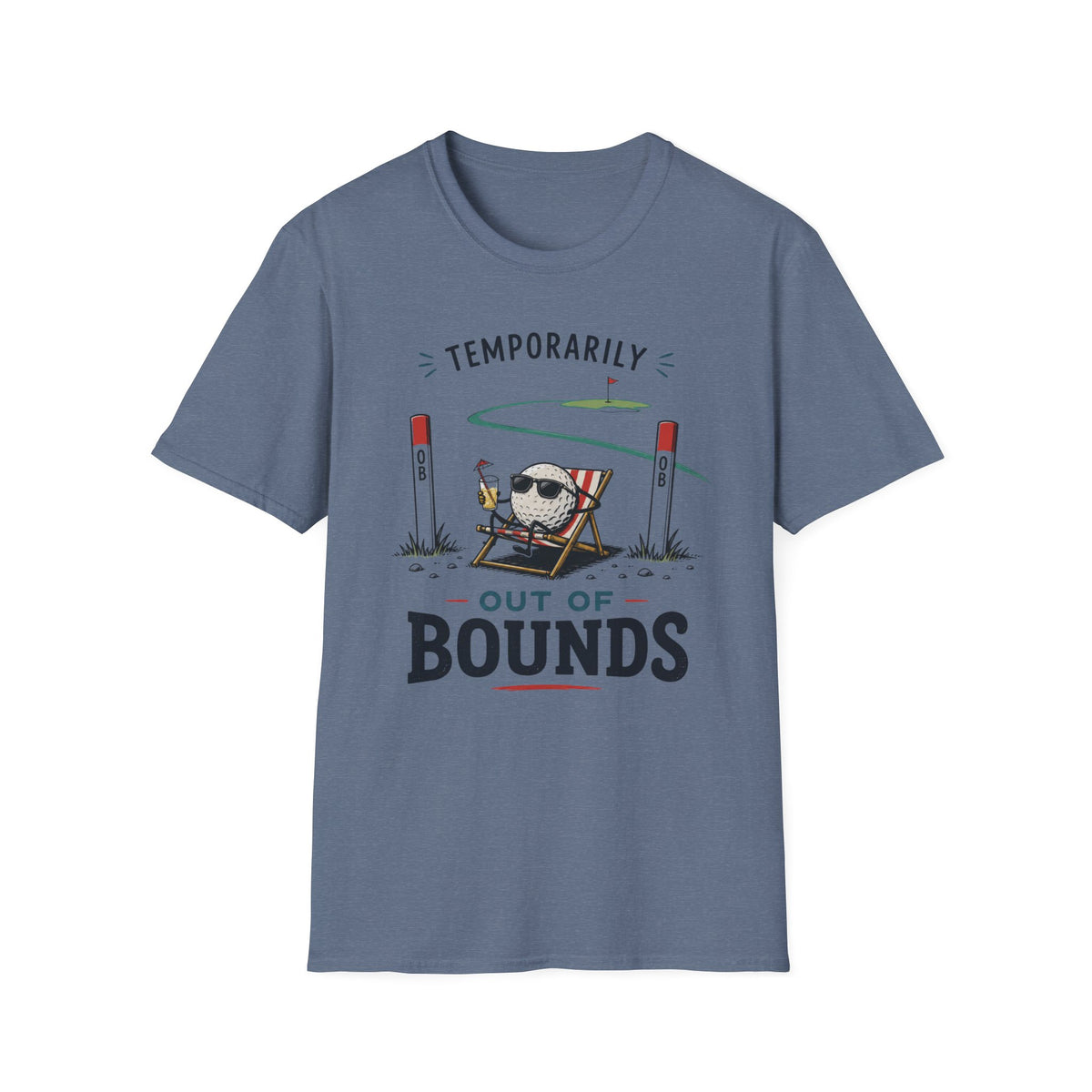 Temporarily Out of Bounds Golf T-shirt