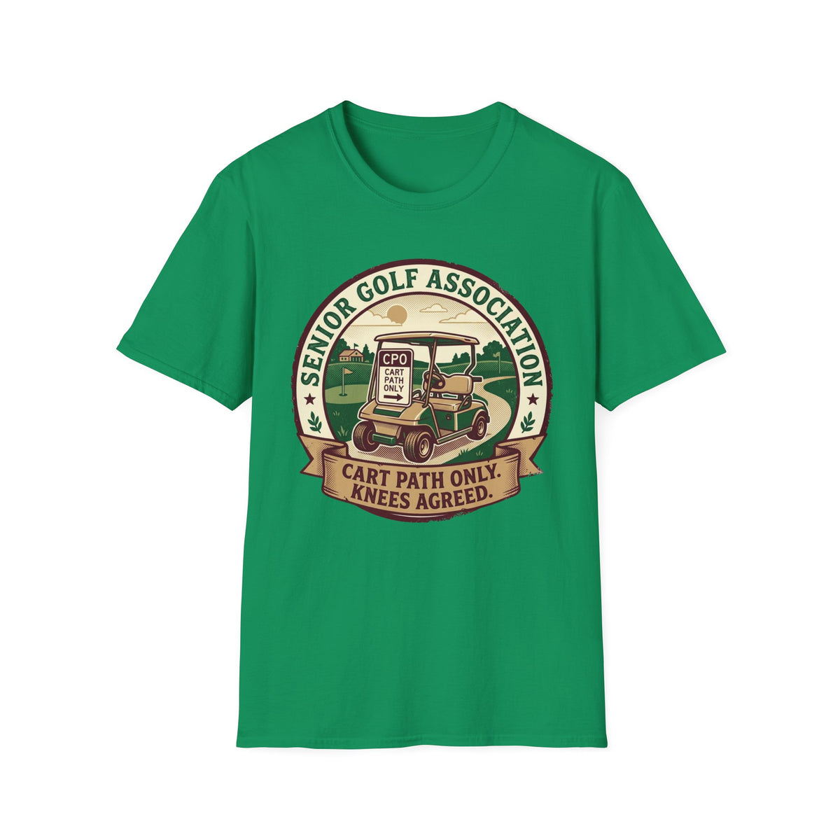 Senior Golf Association Golf T-shirt