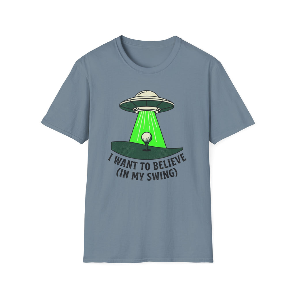 I want to Believe Golf T-shirt