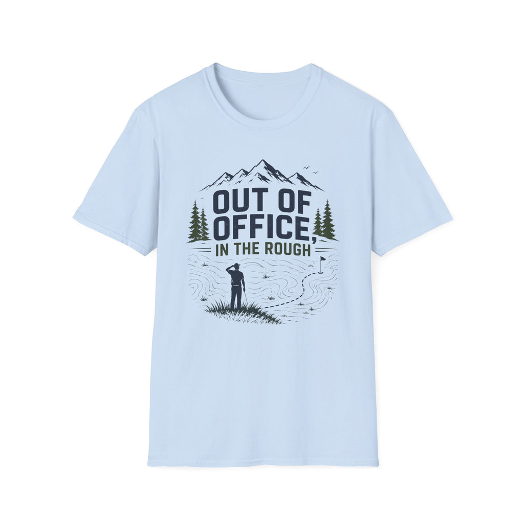 Out of Office in the Rough Golf T-shirt