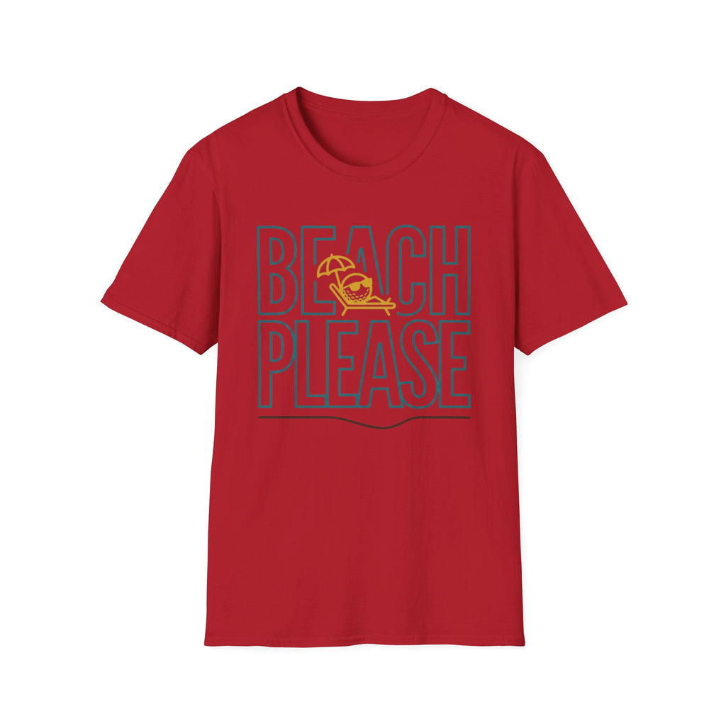 Beach Please Golf T-shirt