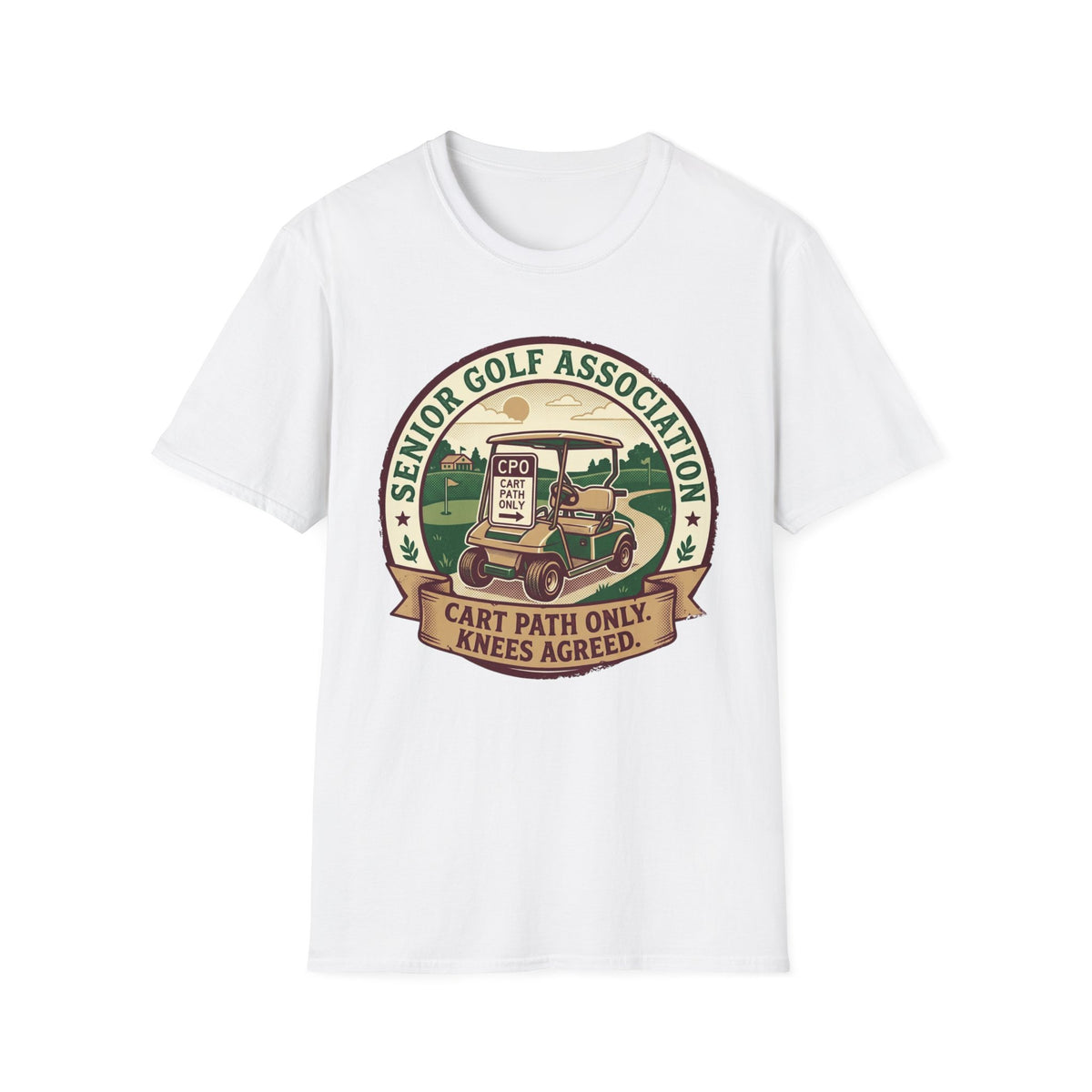Senior Golf Association Golf T-shirt