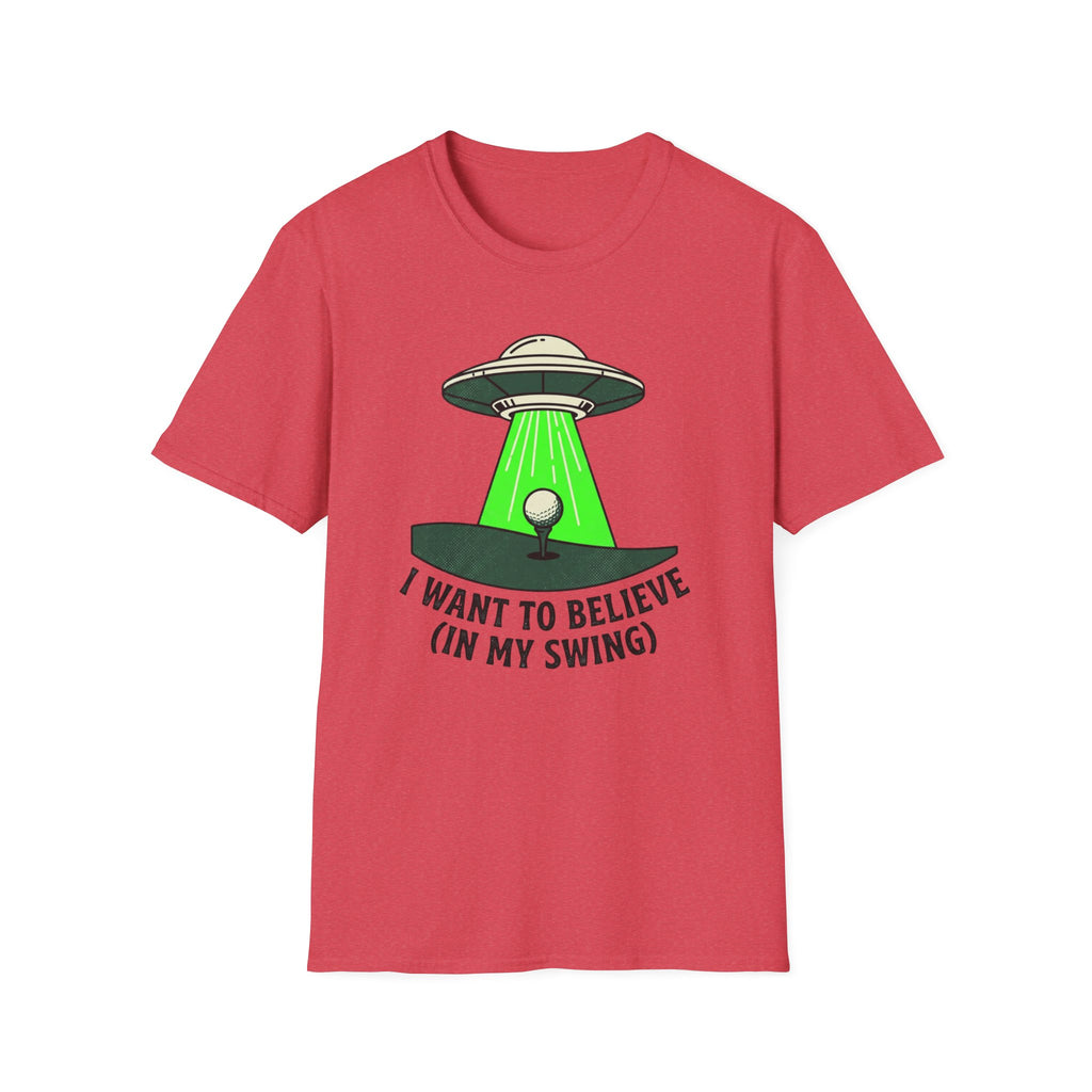 I want to Believe Golf T-shirt