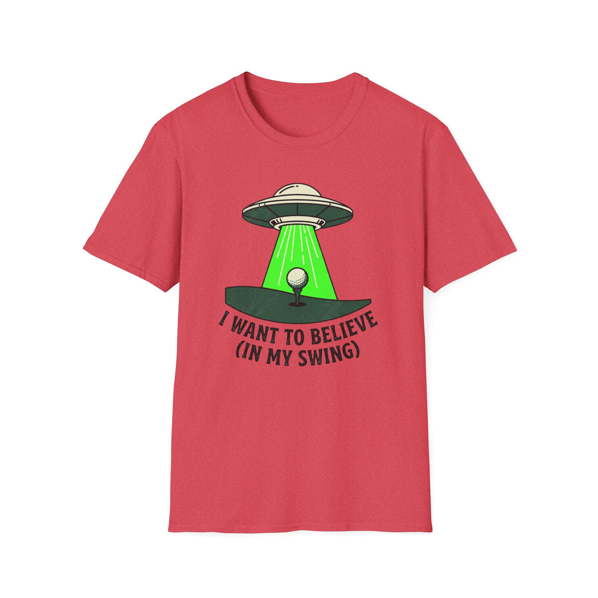 I want to Believe Golf T-shirt