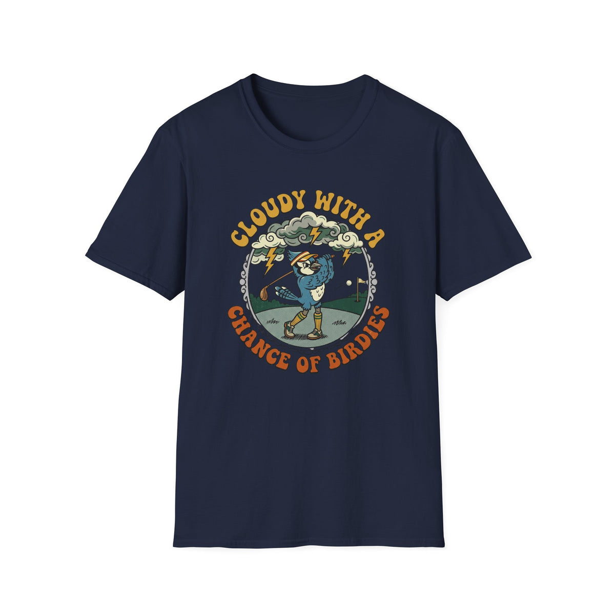 Cloudy with a chance of Birdies Golf T-shirt