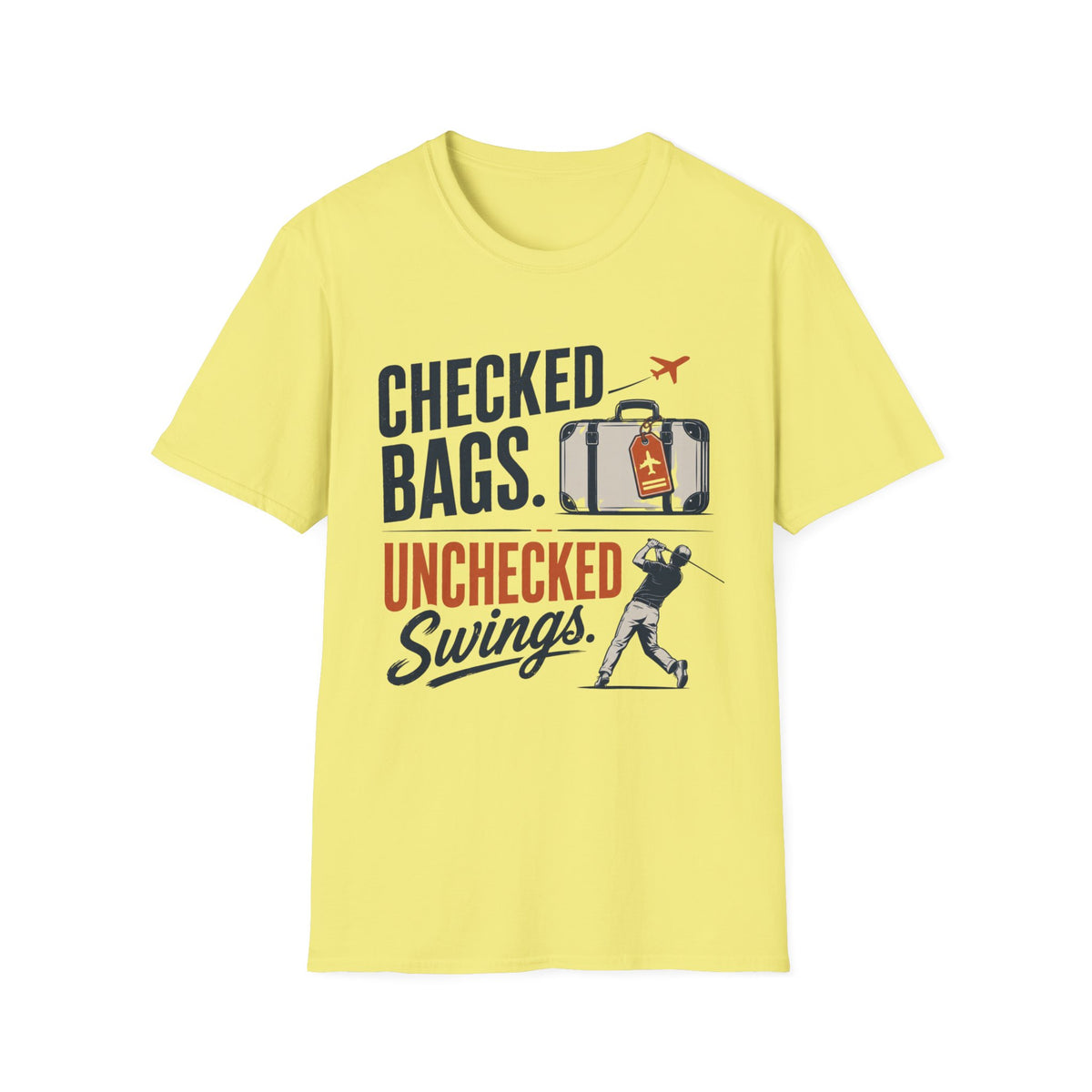 Unchecked Swings Golf T-shirt