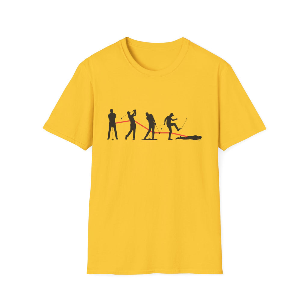Four Stages of a hole Golf T-shirt