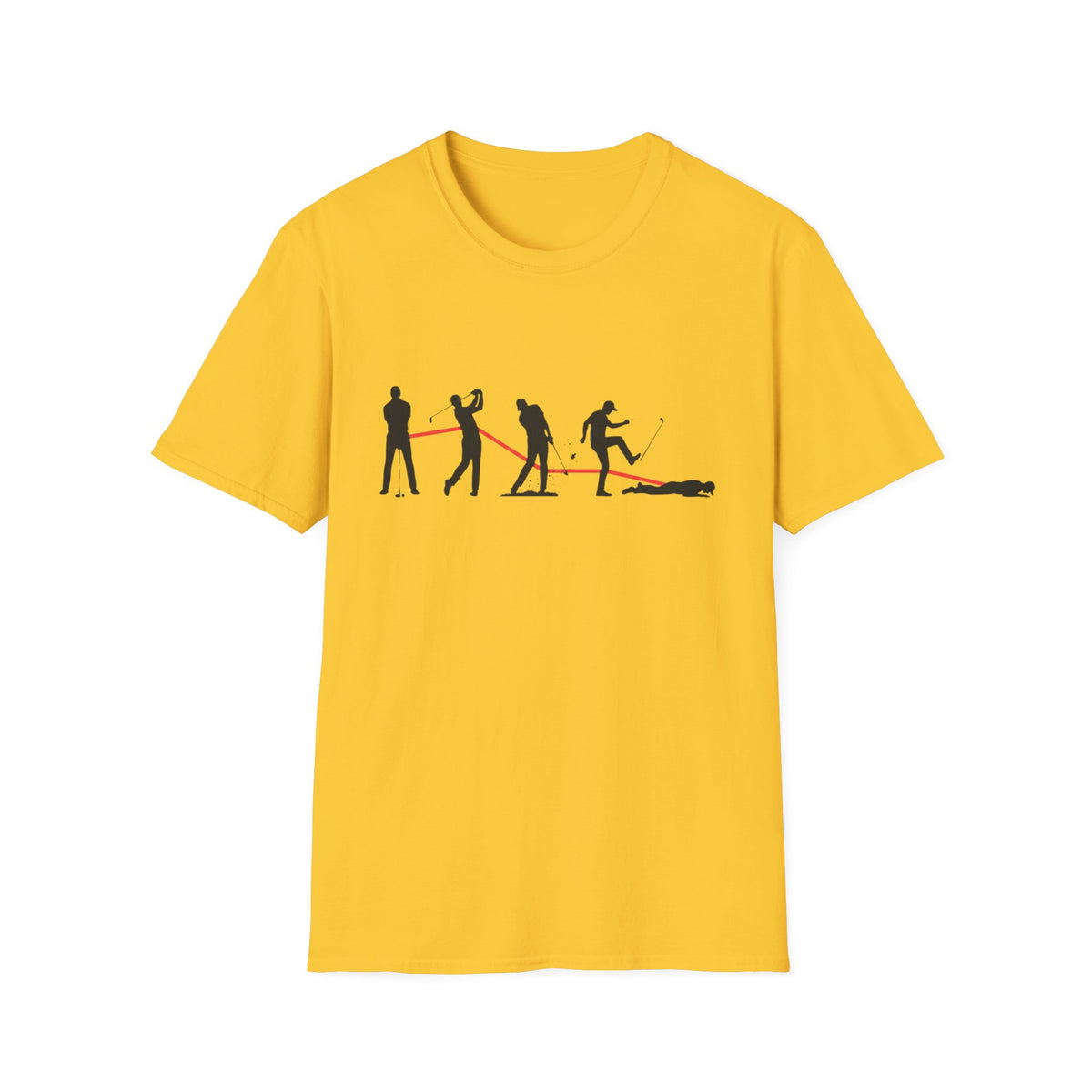 Four Stages of a hole Golf T-shirt