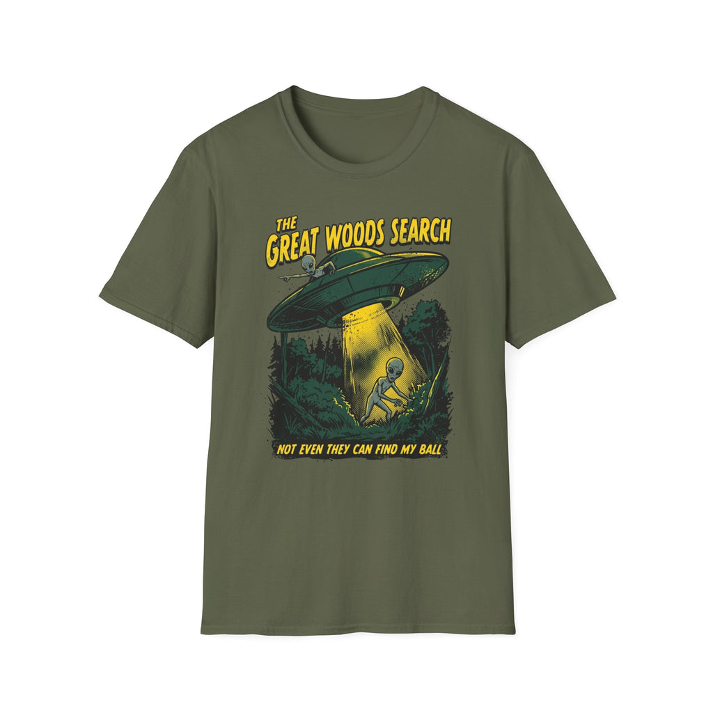 The Great Woods Search Golf T-shirt