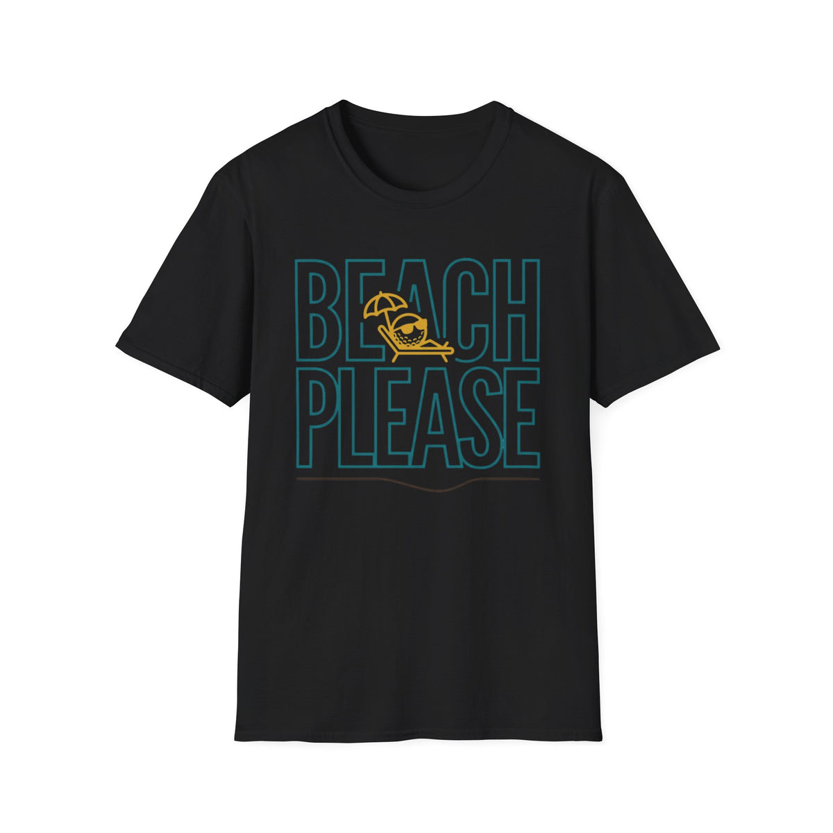 Beach Please Golf T-shirt