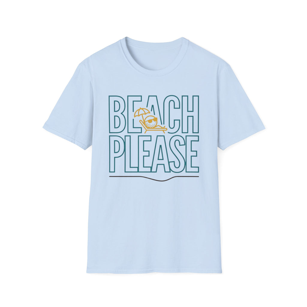 Beach Please Golf T-shirt