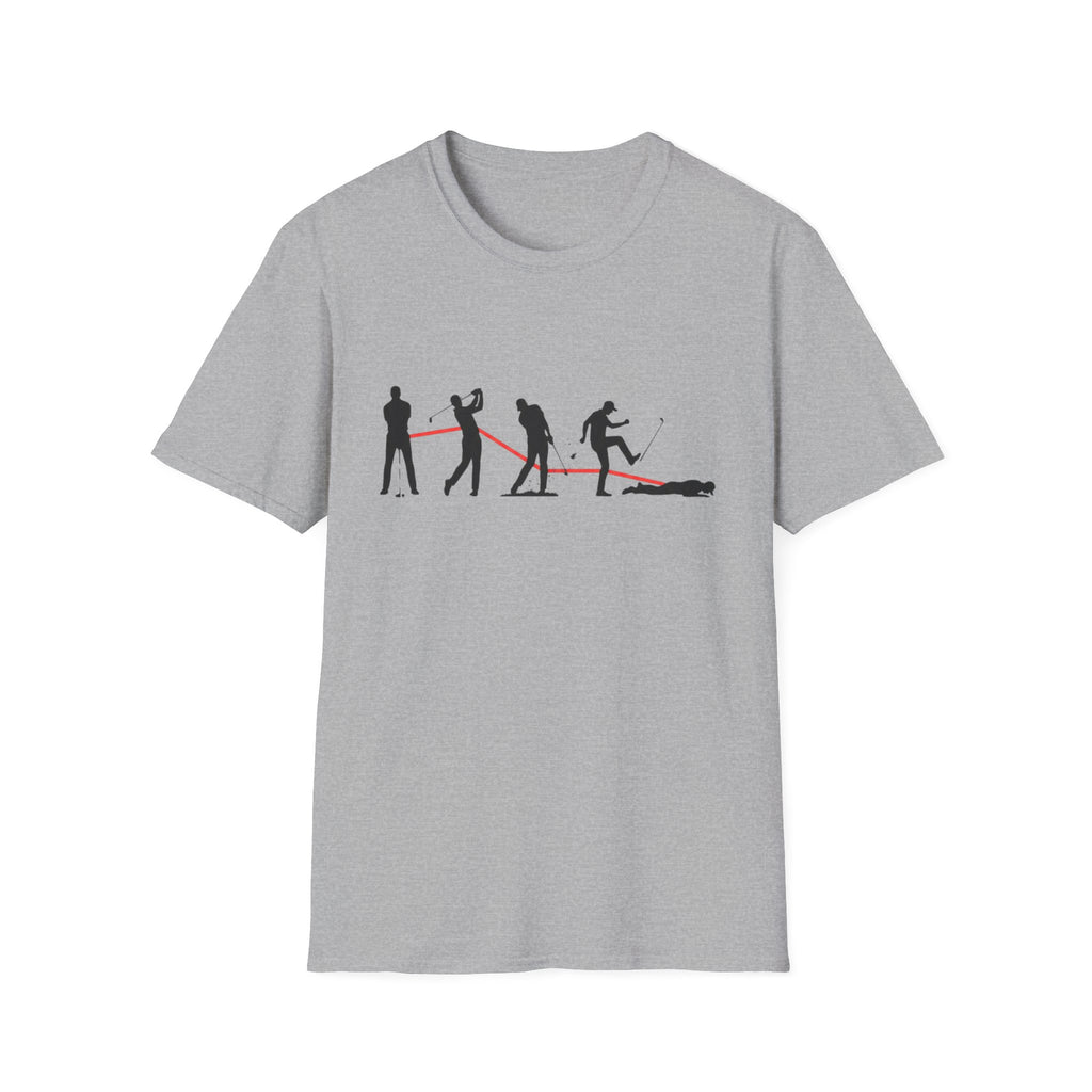 Four Stages of a hole Golf T-shirt