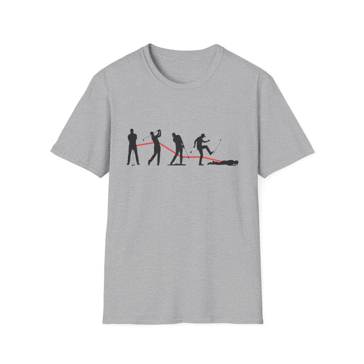 Four Stages of a hole Golf T-shirt