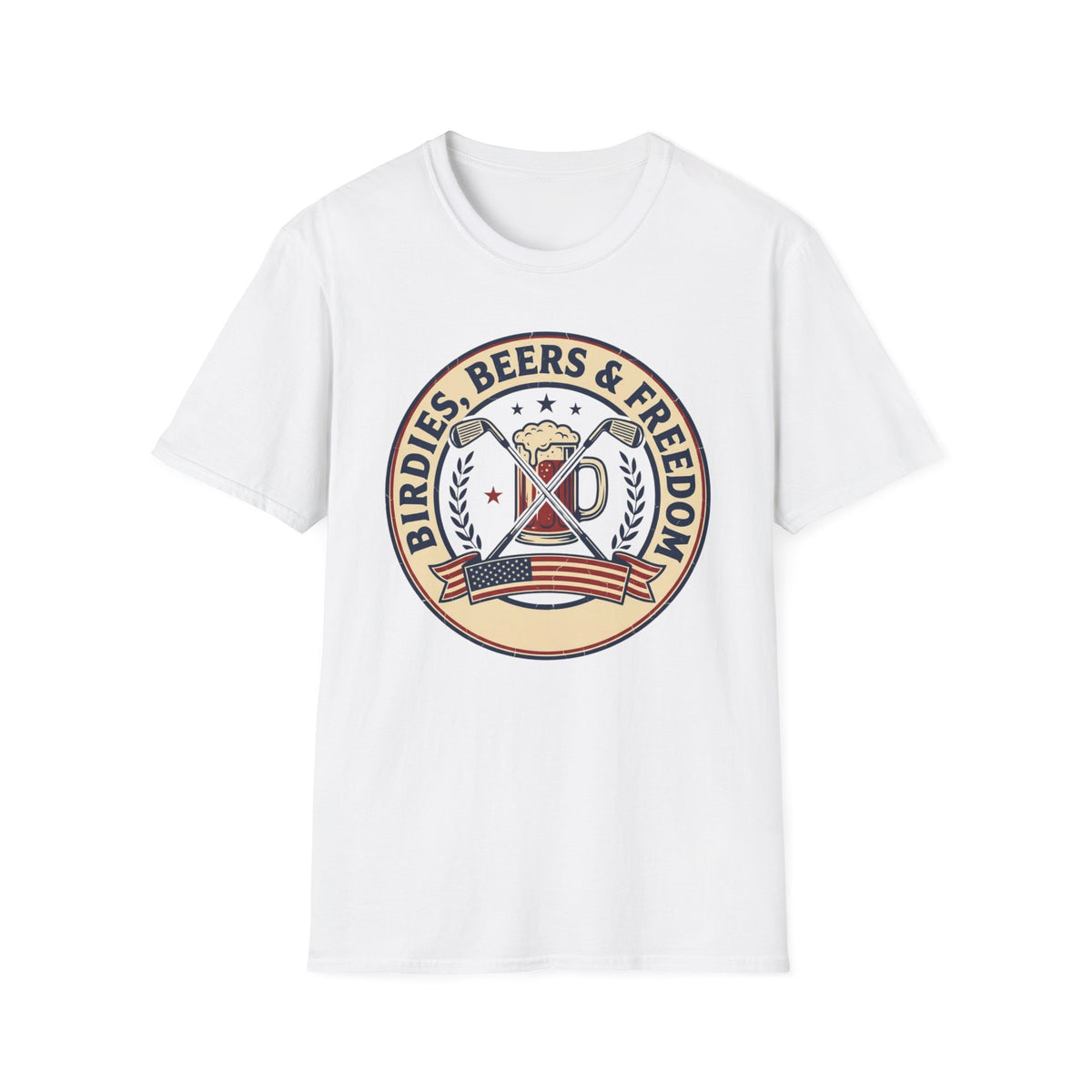 Birdies, Beers and Freedom Golf T-shirt