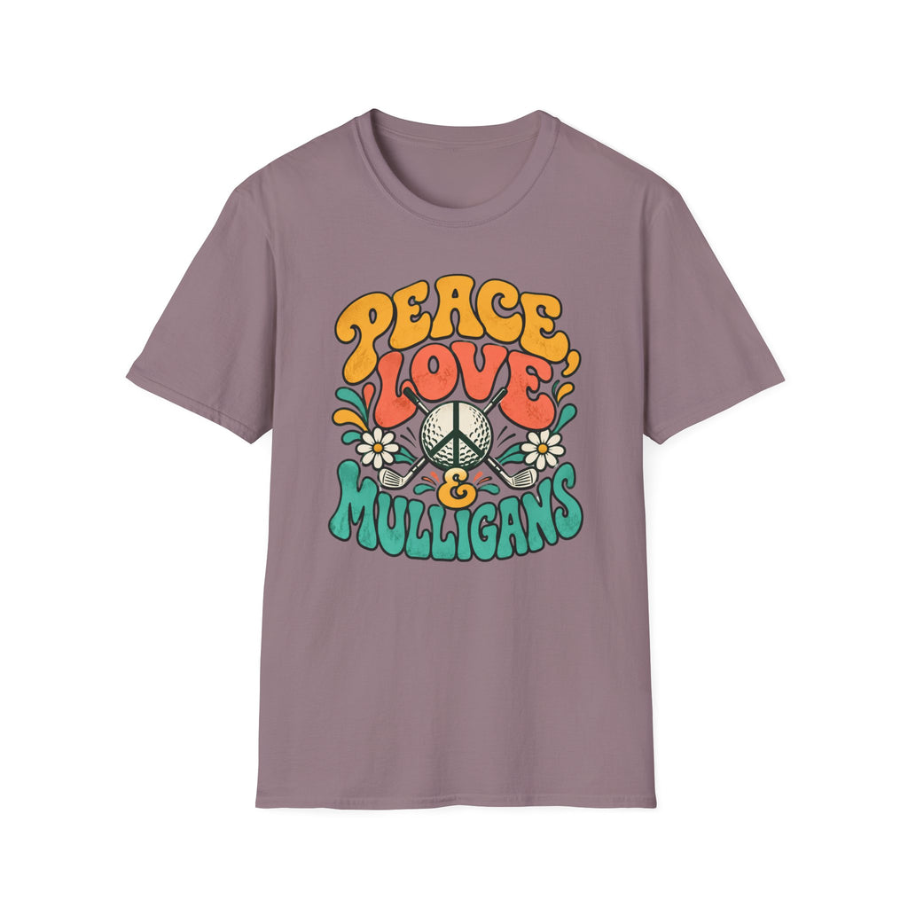 Peace, Love & Mulligans Golf T-shirt