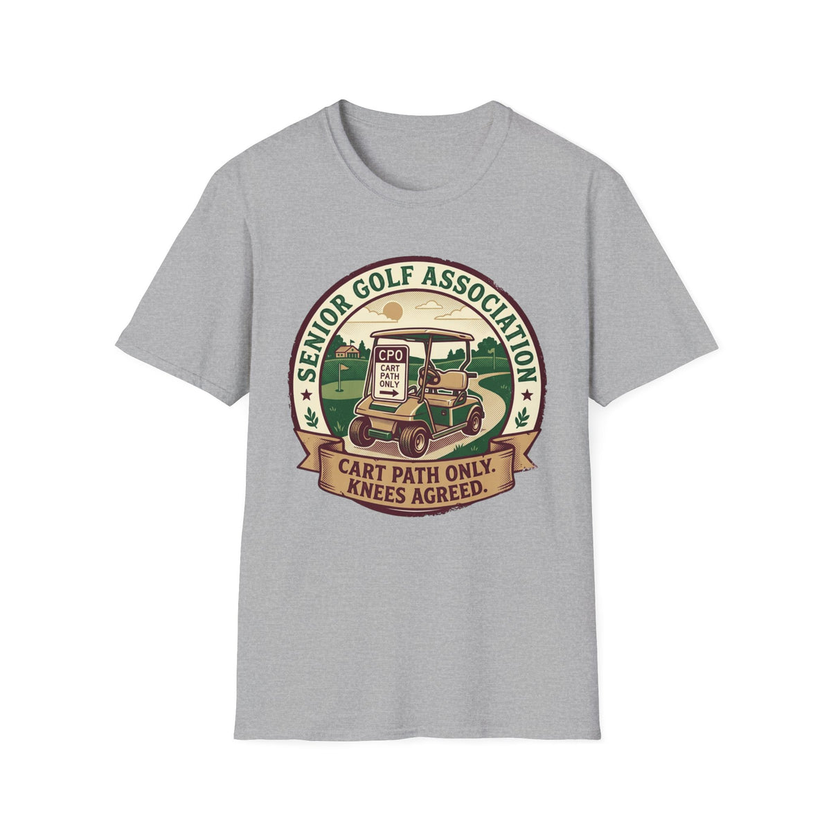 Senior Golf Association Golf T-shirt