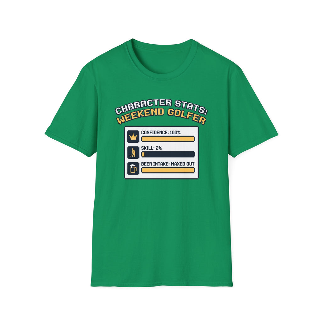 Character Stats Golf T-shirt