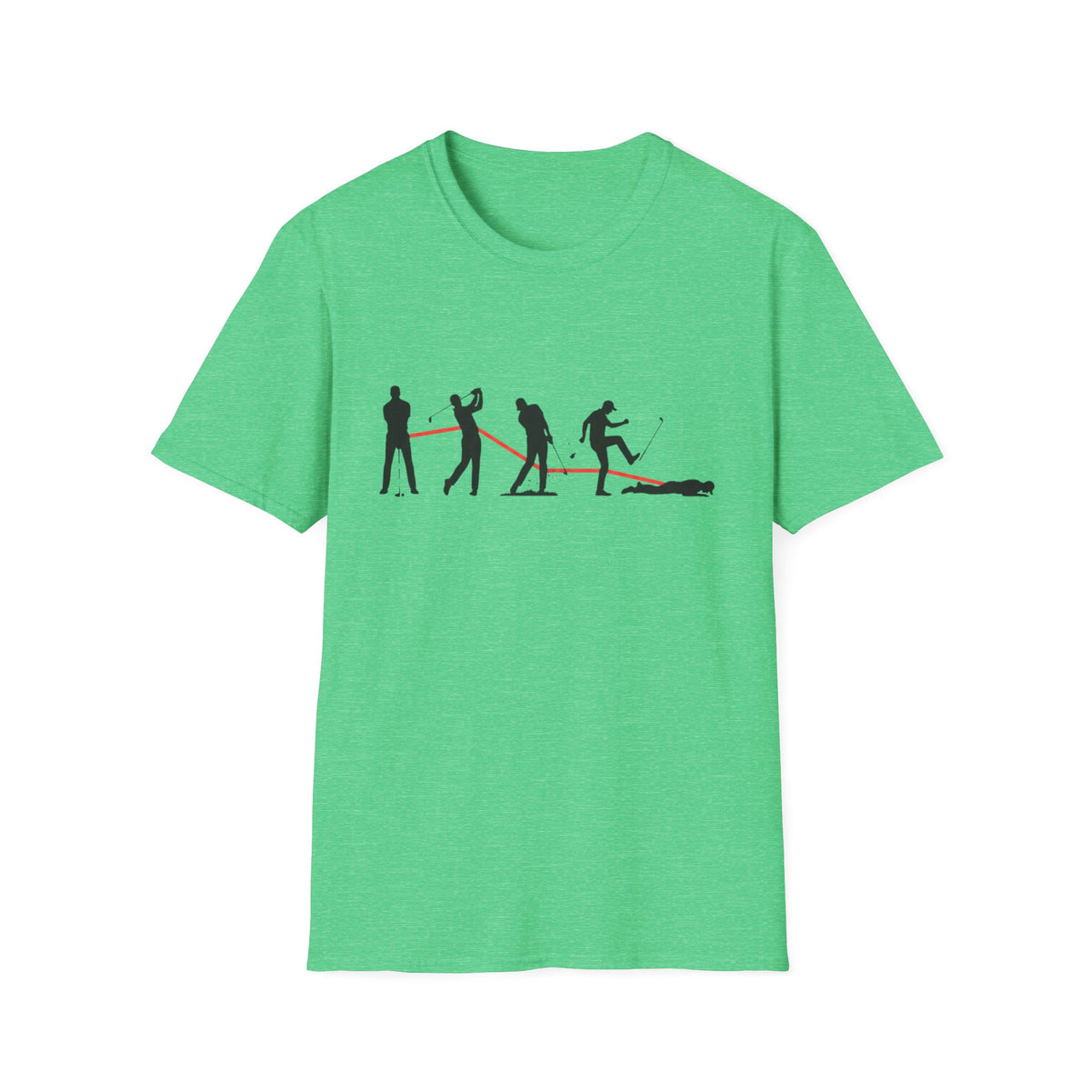 Four Stages of a hole Golf T-shirt