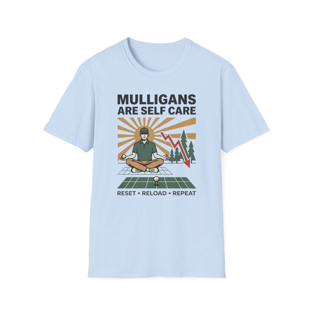 Mulligans are Self Care Golf T-shirt