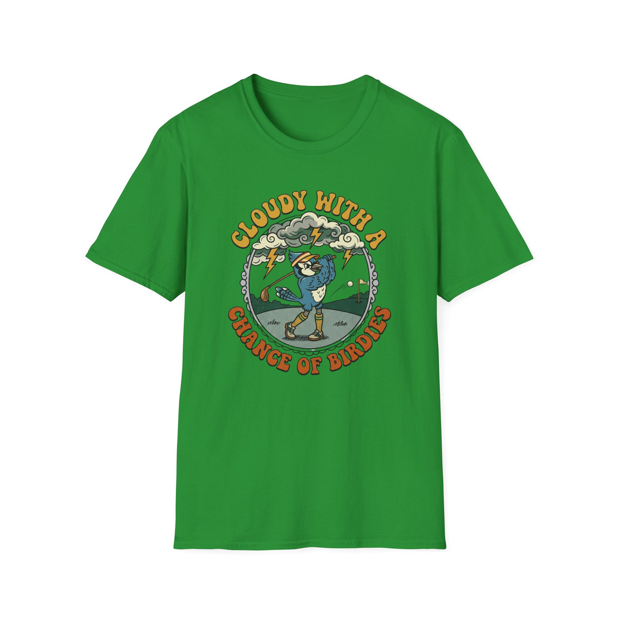 Cloudy with a chance of Birdies Golf T-shirt