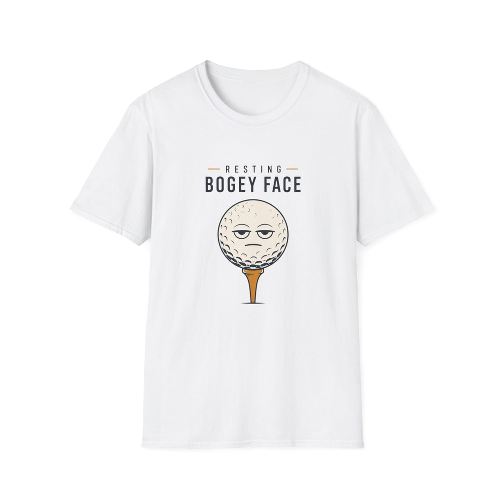 Resting Bogey Face Golf T-shirt