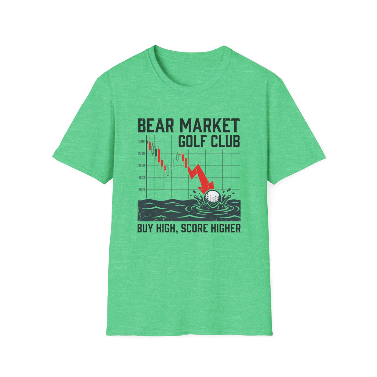 Bear Market Golf Club Golf T-shirt