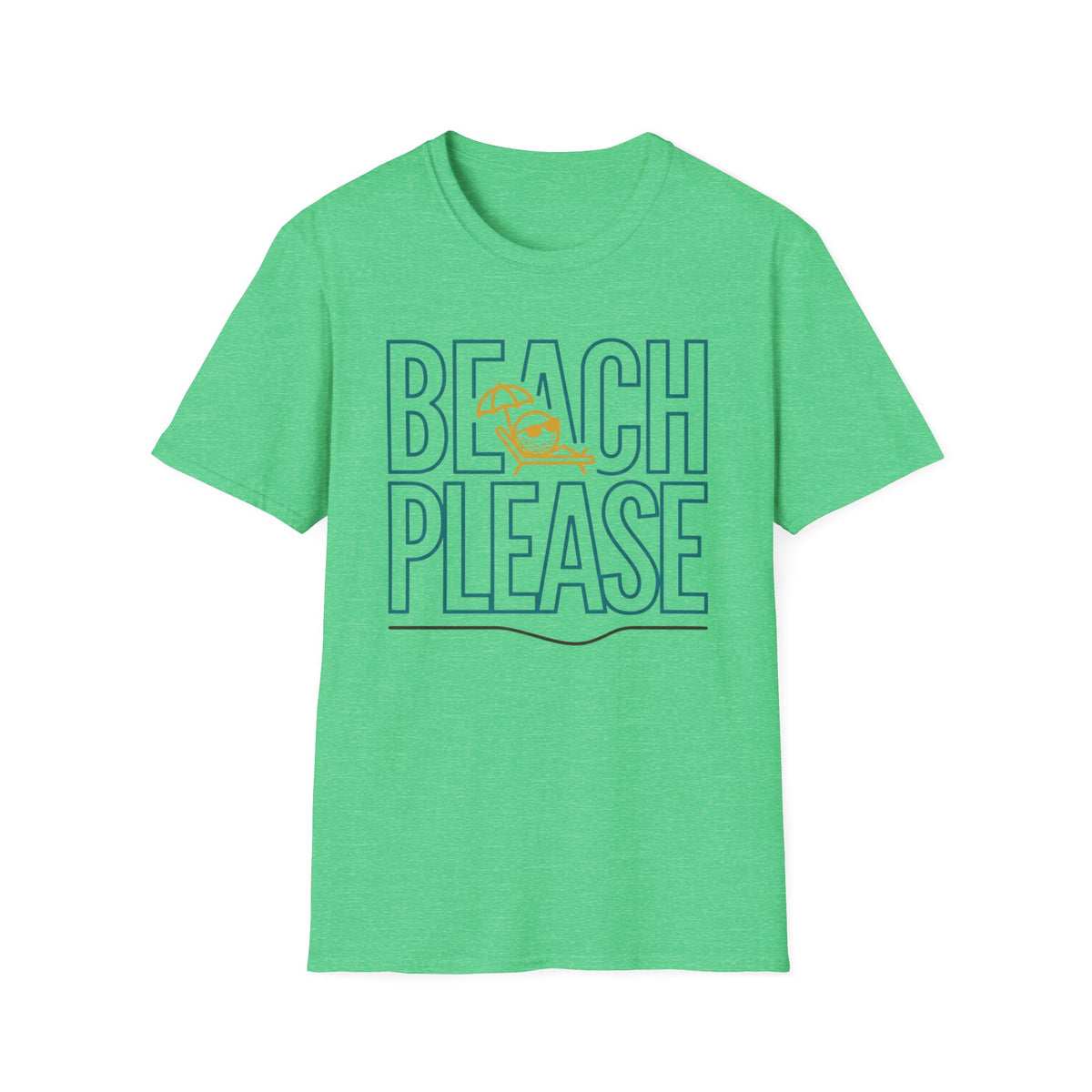Beach Please Golf T-shirt
