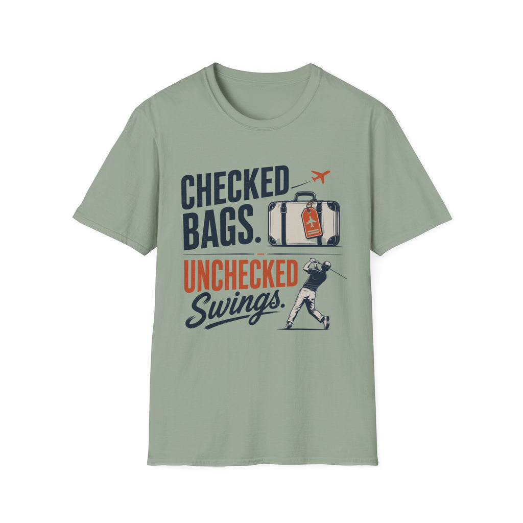Unchecked Swings Golf T-shirt