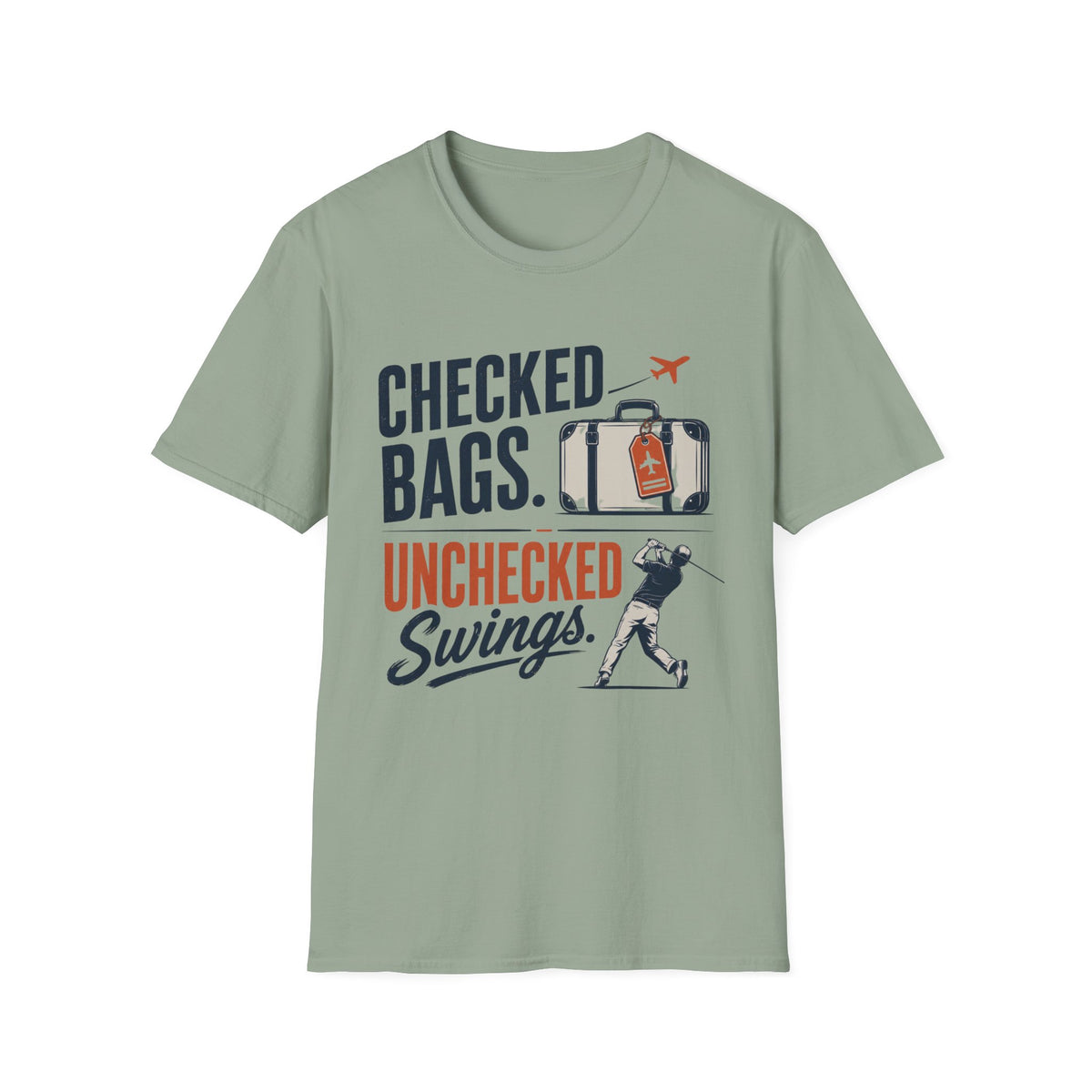 Unchecked Swings Golf T-shirt