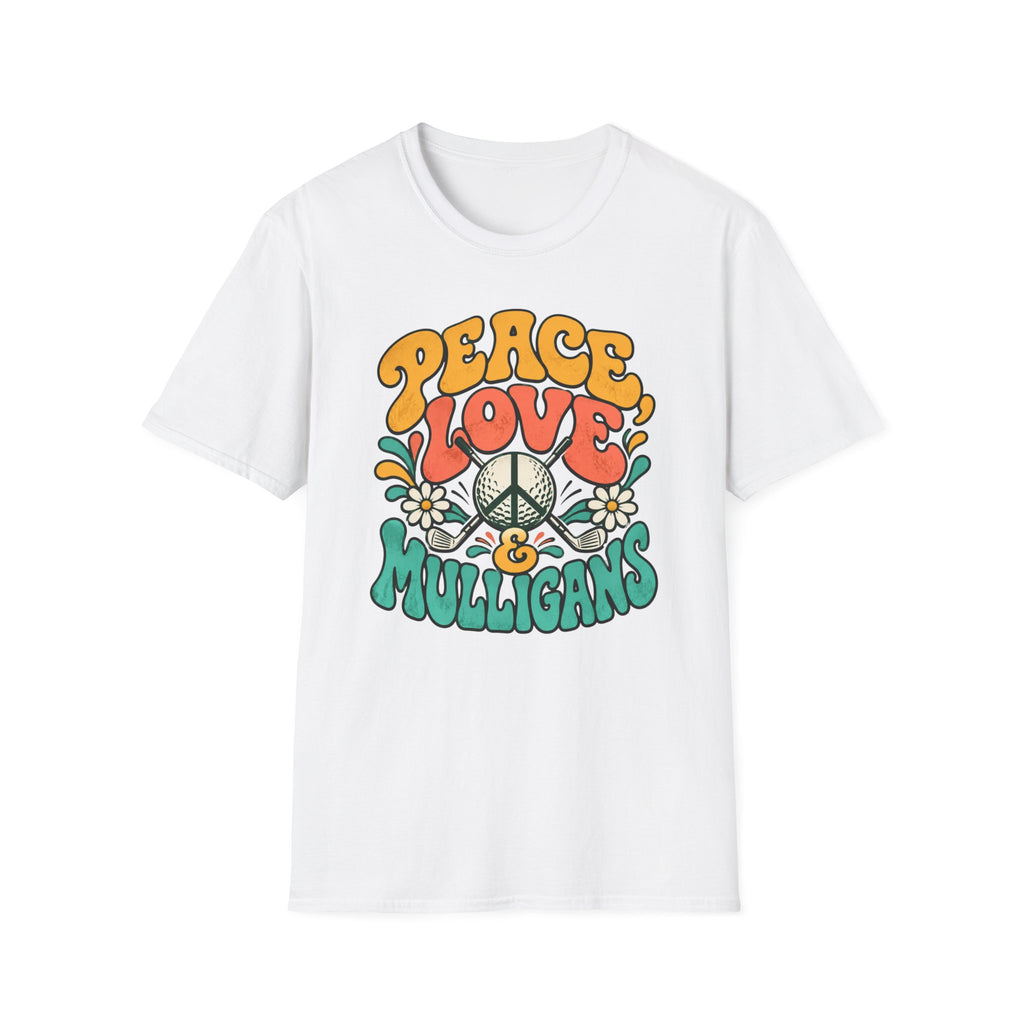 Peace, Love & Mulligans Golf T-shirt