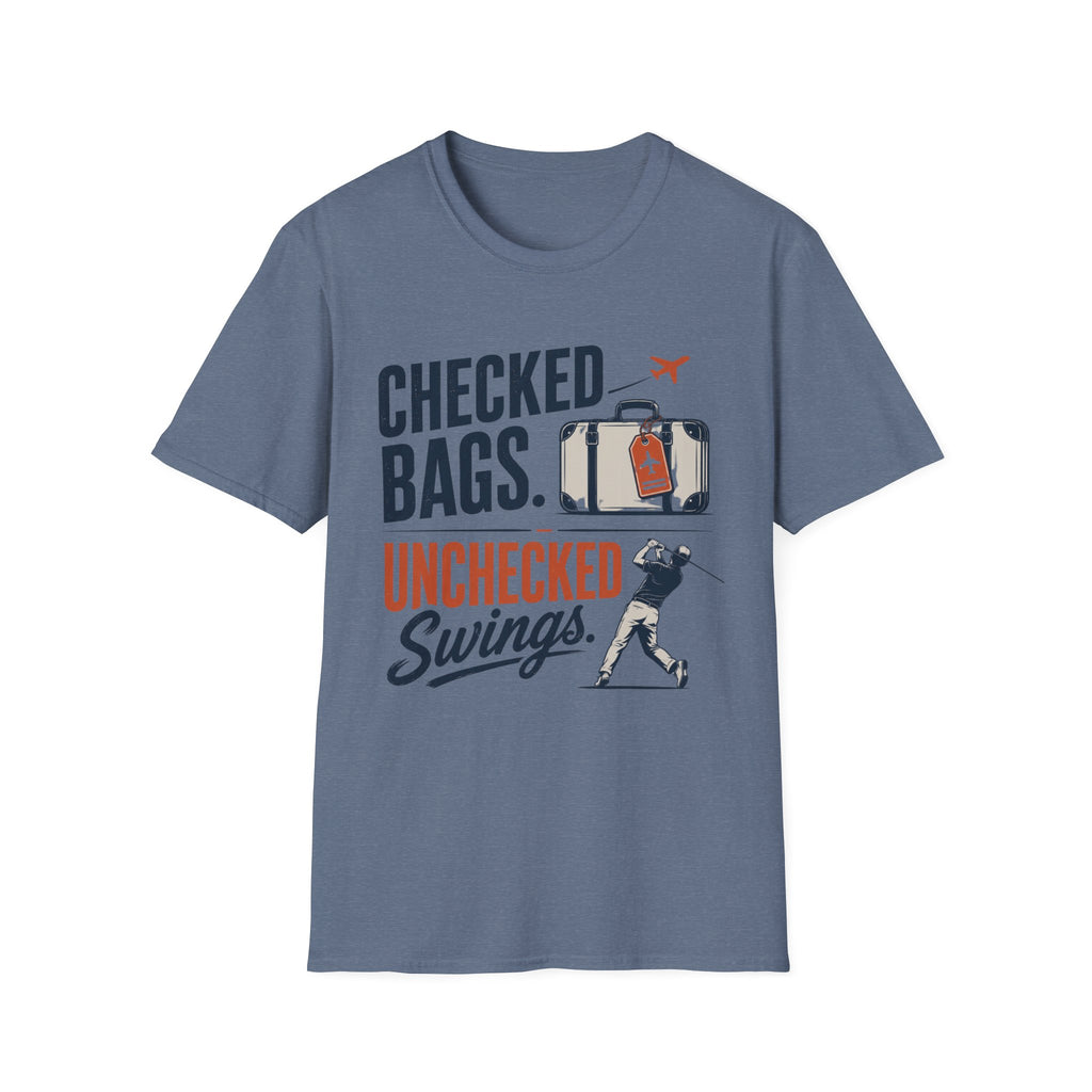 Unchecked Swings Golf T-shirt