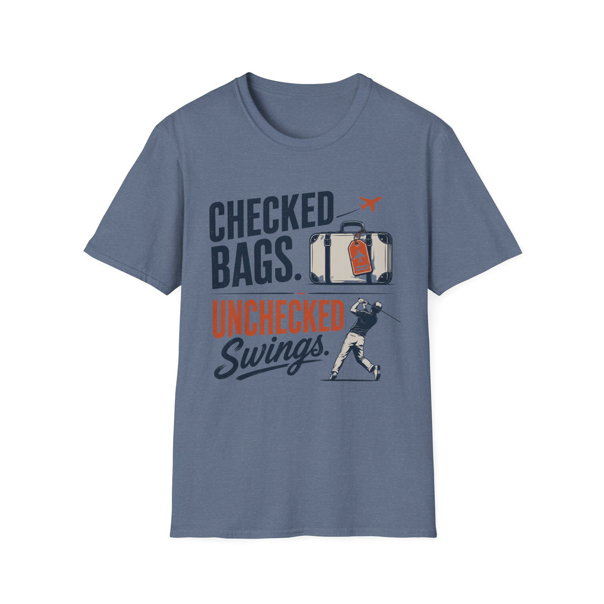 Unchecked Swings Golf T-shirt