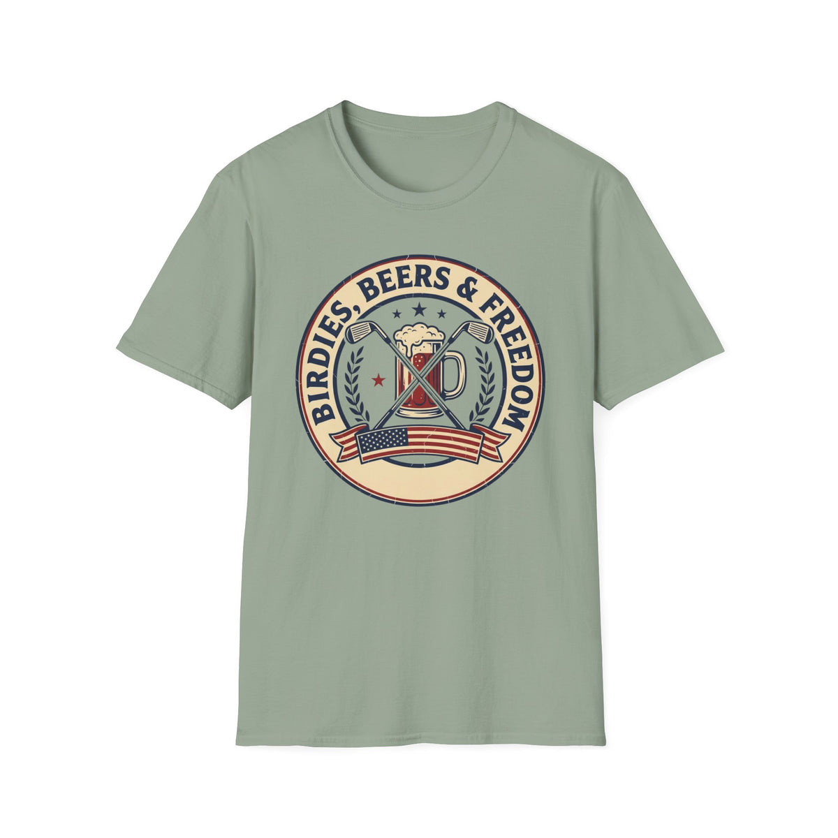 Birdies, Beers and Freedom Golf T-shirt
